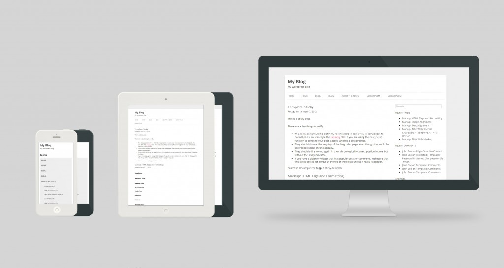 VRYN Responsive - A Free WordPress Starter Theme with responsive design