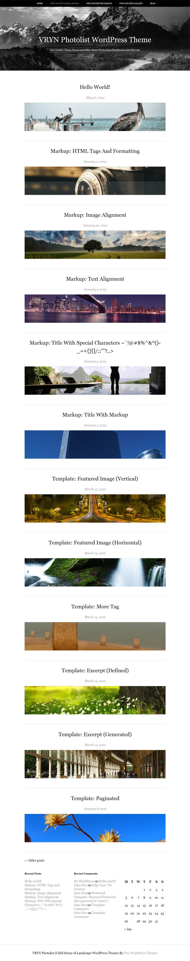 Page Template For VRYN-Photolist