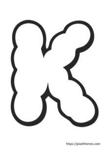 cloud letter k