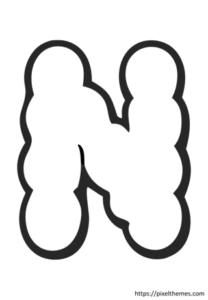 cloud letter n