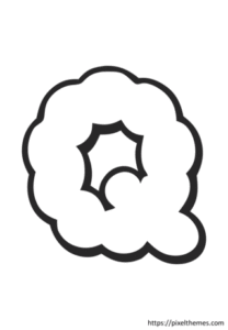 cloud letter q