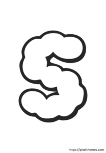 cloud letter s