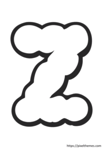 cloud letter z
