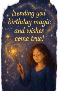sending you birthday magic and wishes come true